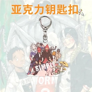 Móc Khoá Dorohedoro Anime Keychain Women Kaiman Nikaidou En Shin Noi Mica Key Chain Man Cute Xinh Xắn, Chất Liệu Mica Trong Suốt In 2 Mặt, Kích Thước 5cm , Trang Trí Treo Cặp, Balo 1