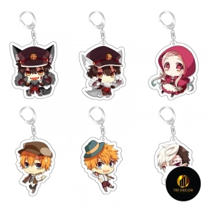 Móc Khóa, Earthbound Cậu Bé Hanako-kun Mặt Dây Chuyền 2 Mặt, Ningning Hanako-kun, In Theo Yêu Cầu Mica Trong Suốt In 2 Mặt , Trang Trí Treo Cặp, Balo
