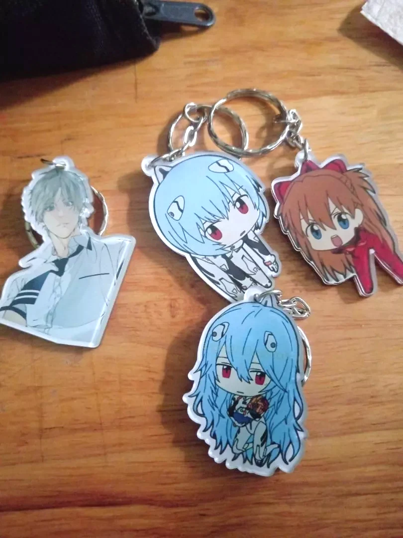 Móc Khóa Evangelion Ayanami Rei Ikari Shinji Soliu Asuka Langley Làm Quà Tặng Bạn Bè, Chất Liệu Mica Trong Suốt In 2 Mặt, Kích Thước 5cm , Trang Trí Treo Cặp, Balo 8 Móc Khóa Evangelion Ayanami Rei Ikari Shinji Soliu Asuka Langley Làm Quà Tặng Bạn Bè, Chất Liệu Mica Trong Suốt In 2 Mặt, Kích Thước 5cm , Trang Trí Treo Cặp, Balo 7