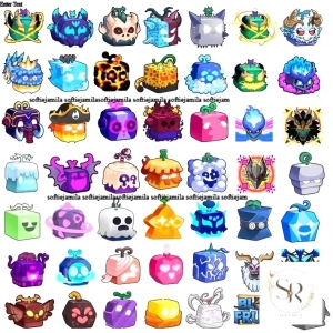 Móc Khóa Game Blox Fruit Ảnh Dán Game Blox Fruit, In Theo Yêu Cầu Mica Trong Suốt In 2 Mặt , Trang Trí Treo Cặp, Balo 1