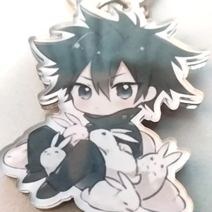 Móc Khóa Hai Mặt Bằng Acrylic Hình JUJUTSU KAISEN Gojo Satoru Itadori Yuji Dễ Thương, In Theo Yêu Cầu Mica Trong Suốt In 2 Mặt , Trang Trí Treo Cặp, Balo 1