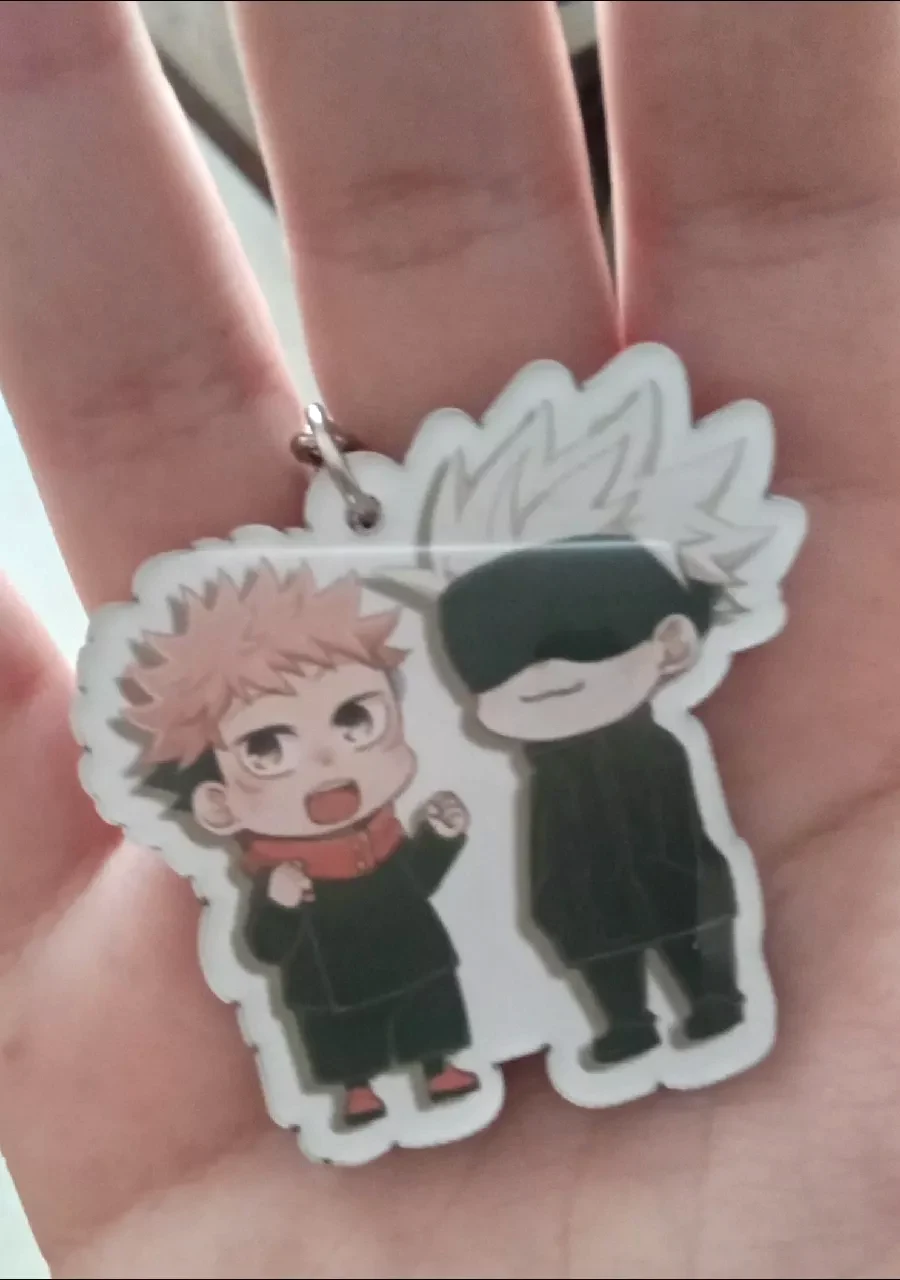 Móc Khóa Hai Mặt Bằng Acrylic Hình JUJUTSU KAISEN Gojo Satoru Itadori Yuji Dễ Thương, In Theo Yêu Cầu Mica Trong Suốt In 2 Mặt , Trang Trí Treo Cặp, Balo 3 Móc Khóa Hai Mặt Bằng Acrylic Hình JUJUTSU KAISEN Gojo Satoru Itadori Yuji Dễ Thương, In Theo Yêu Cầu Mica Trong Suốt In 2 Mặt , Trang Trí Treo Cặp, Balo 2