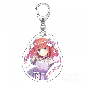 Móc Khóa Hai Mặt Bằng Acrylic Hình Nakano Hatsune Miku, Làm Theo Yêu Cầu, Chất Liệu Mica Trong Suốt In 2 Mặt, Kích Thước 5cm , Trang Trí Treo Cặp, Balo