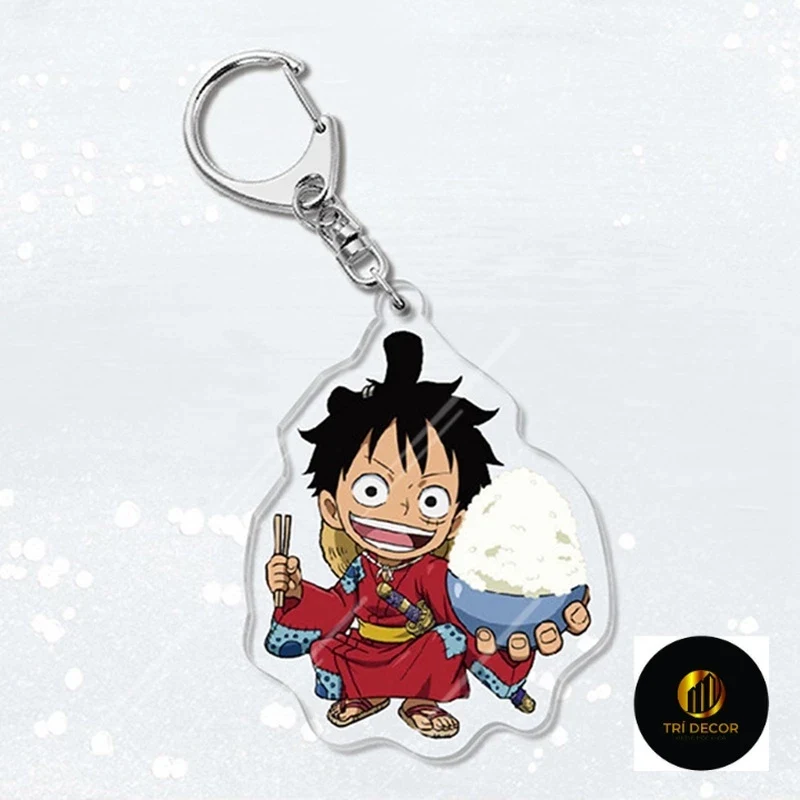 Móc Khóa Hai Mặt Hình Nhân Vật Luffy Zoro Sanji Trong One Piece 6 Móc Khóa Hai Mặt Hình Nhân Vật Luffy Zoro Sanji Trong One Piece 5