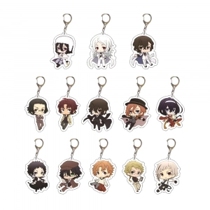 Móc Khóa Hình Chú Chó Dazai Osamu Edogawa Ranpo Akutagawa Ryunosuke Nakajima Atsushi Nakahara Chuya 1