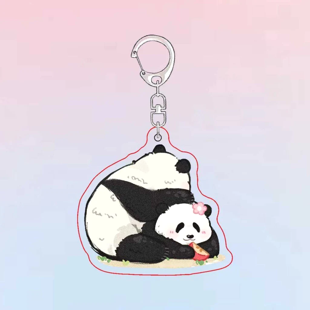 Móc Khóa Hình Gấu Trúc / Hoa Lá / Gấu Trúc Cỡ Nhỏ Xinh Xắn Phụ Kiện Trang Trí Dễ Thương Chất Liệu Mica Trong Suốt In 2 Mặt, Kích Thước 5cm , Trang Trí Treo Cặp, Balo 2 Móc Khóa Hình Gấu Trúc / Hoa Lá / Gấu Trúc Cỡ Nhỏ Xinh Xắn Phụ Kiện Trang Trí Dễ Thương Chất Liệu Mica Trong Suốt In 2 Mặt, Kích Thước 5cm , Trang Trí Treo Cặp, Balo 1