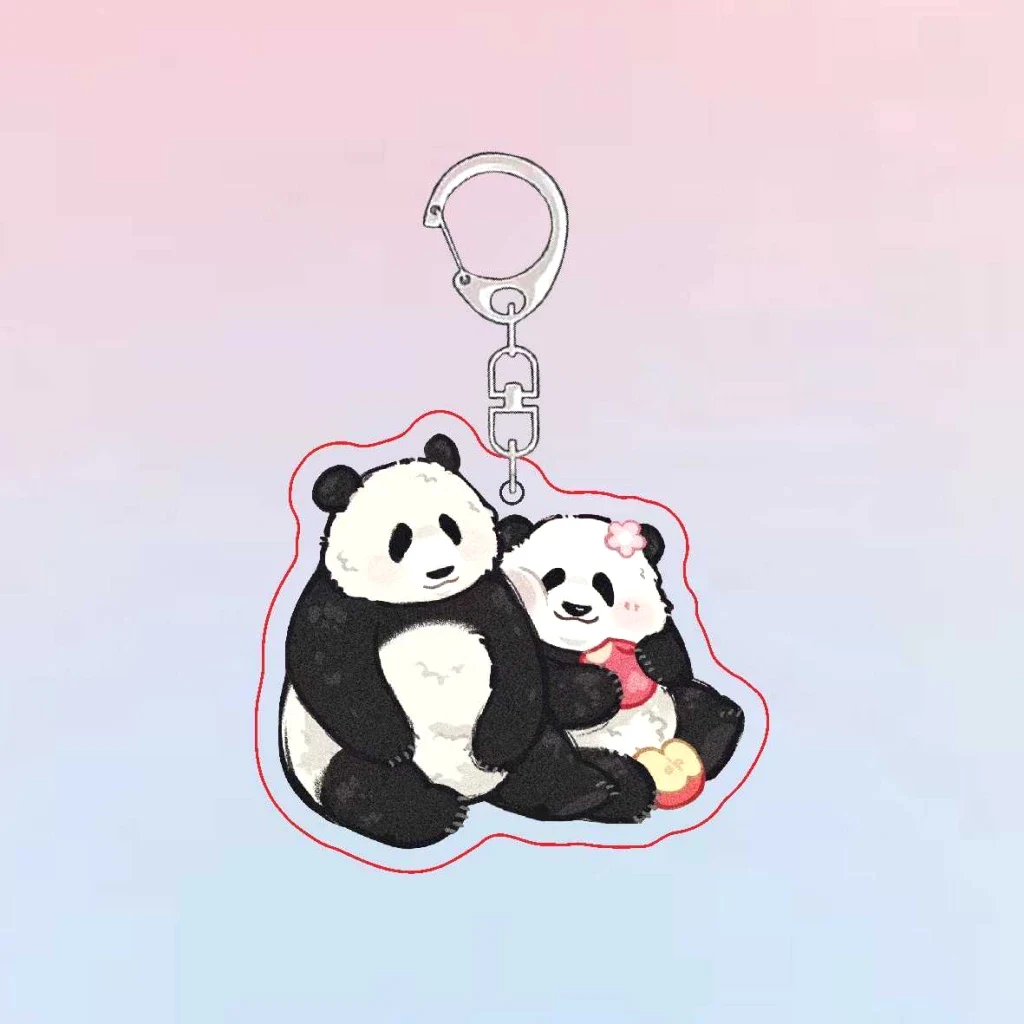 Móc Khóa Hình Gấu Trúc / Hoa Lá / Gấu Trúc Cỡ Nhỏ Xinh Xắn Phụ Kiện Trang Trí Dễ Thương Chất Liệu Mica Trong Suốt In 2 Mặt, Kích Thước 5cm , Trang Trí Treo Cặp, Balo 1 Móc Khóa Hình Gấu Trúc / Hoa Lá / Gấu Trúc Cỡ Nhỏ Xinh Xắn Phụ Kiện Trang Trí Dễ Thương Chất Liệu Mica Trong Suốt In 2 Mặt, Kích Thước 5cm , Trang Trí Treo Cặp, Balo