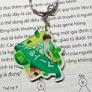 Móc Khóa Hình Lông Vũ Haikyuu, Móc Khóa Treo Cặp. Balo In Theo Yêu Cầu