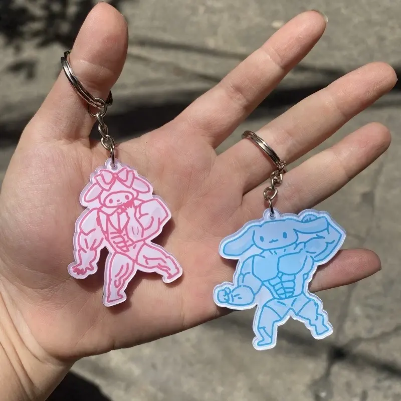 Móc Khóa Hình Macho Melody Kuromi Cinnamon Sanrio Luyện Tập Làm Quà Tặng Bạn Bè, Chất Liệu Mica Trong Suốt In 2 Mặt, Kích Thước 5cm , Trang Trí Treo Cặp, Balo 2 Móc Khóa Hình Macho Melody Kuromi Cinnamon Sanrio Luyện Tập Làm Quà Tặng Bạn Bè, Chất Liệu Mica Trong Suốt In 2 Mặt, Kích Thước 5cm , Trang Trí Treo Cặp, Balo 1