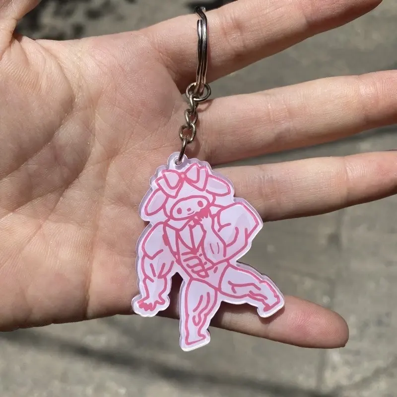 Móc Khóa Hình Macho Melody Kuromi Cinnamon Sanrio Luyện Tập Làm Quà Tặng Bạn Bè, Chất Liệu Mica Trong Suốt In 2 Mặt, Kích Thước 5cm , Trang Trí Treo Cặp, Balo 4 Móc Khóa Hình Macho Melody Kuromi Cinnamon Sanrio Luyện Tập Làm Quà Tặng Bạn Bè, Chất Liệu Mica Trong Suốt In 2 Mặt, Kích Thước 5cm , Trang Trí Treo Cặp, Balo 3