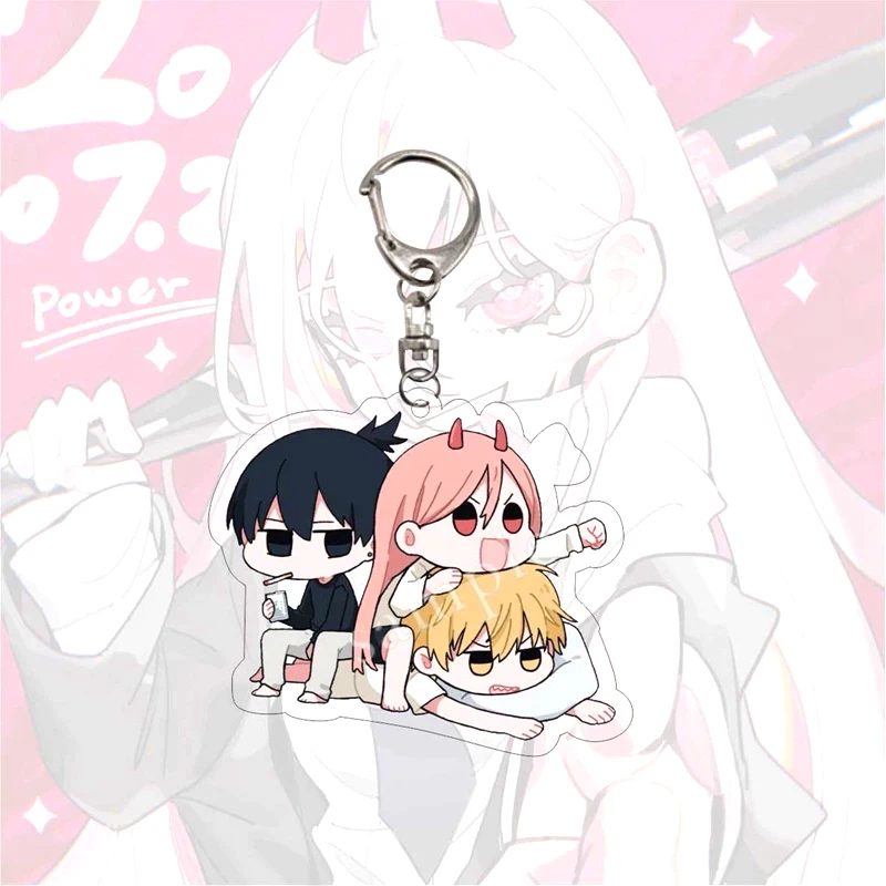 Móc Khóa Hình Nhân Vật Anime Chainsaw Man Pochita Power Makima Angel Hayakawa Aki 6 Móc Khóa Hình Nhân Vật Anime Chainsaw Man Pochita Power Makima Angel Hayakawa Aki 5