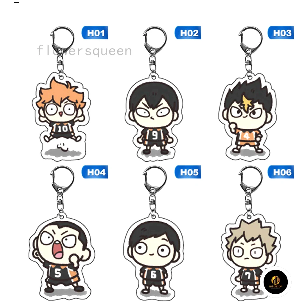 Móc Khóa Hình Nhân Vật Anime Haikyuu Dễ Thương, Theo Yêu Cầu Mica Trong Suốt In 2 Mặt , Trang Trí Treo Cặp, Balo 2 Móc Khóa Hình Nhân Vật Anime Haikyuu Dễ Thương, Theo Yêu Cầu Mica Trong Suốt In 2 Mặt , Trang Trí Treo Cặp, Balo 1