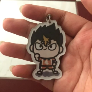 Móc Khóa Hình Nhân Vật Anime Haikyuu Dễ Thương, Theo Yêu Cầu Mica Trong Suốt In 2 Mặt , Trang Trí Treo Cặp, Balo