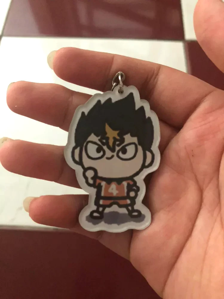 Móc Khóa Hình Nhân Vật Anime Haikyuu Dễ Thương, Theo Yêu Cầu Mica Trong Suốt In 2 Mặt , Trang Trí Treo Cặp, Balo 1 Móc Khóa Hình Nhân Vật Anime Haikyuu Dễ Thương, Theo Yêu Cầu Mica Trong Suốt In 2 Mặt , Trang Trí Treo Cặp, Balo
