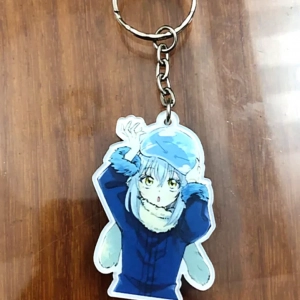 Móc Khóa Hình Nhân Vật Hoạt Hình Rimuru Tempest Màu Sắc Tươi Sáng Thân Thiện Với Môi Tr Anime Rimuru Tempest Keychain 1