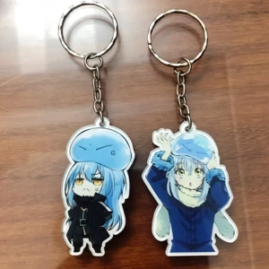 Móc Khóa Hình Nhân Vật Hoạt Hình Rimuru Tempest Màu Sắc Tươi Sáng Thân Thiện Với Môi Tr Anime Rimuru Tempest Keychain