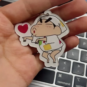 Móc Khóa Hình Shin Cậu Bé Bút Chì, Theo Yêu Cầu Mica Trong Suốt In 2 Mặt , Trang Trí Treo Cặp, Balo