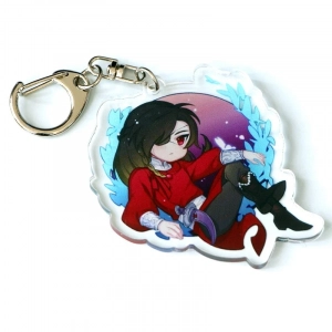 Móc Khoá Hoạt Hình Hai Chiều Triển Lãm Ngụy Yinglan Trạm Giang Thành Wangxian Tiangong Acrylic Cute Xinh Xắn, Chất Liệu Mica Trong Suốt In 2 Mặt, Kích Thước 5cm , Trang Trí Treo Cặp, Balo 1