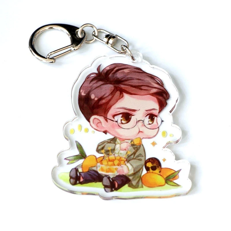 Móc Khoá Hoạt Hình Hai Chiều Triển Lãm Ngụy Yinglan Trạm Giang Thành Wangxian Tiangong Acrylic Cute Xinh Xắn, Chất Liệu Mica Trong Suốt In 2 Mặt, Kích Thước 5cm , Trang Trí Treo Cặp, Balo 2