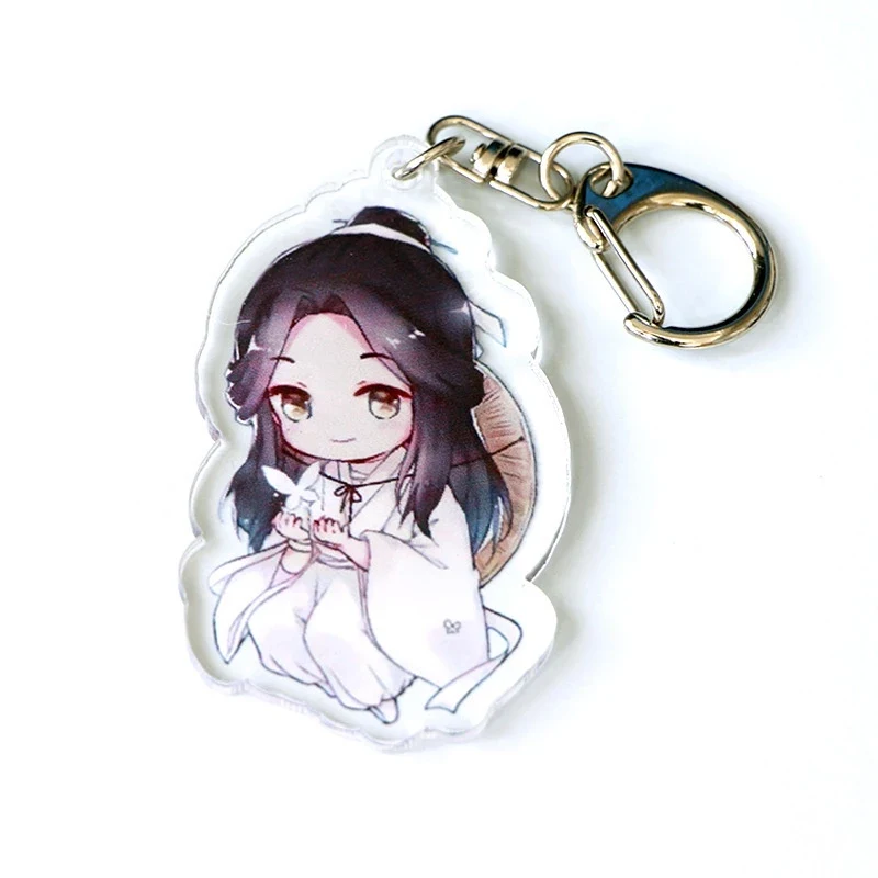 Móc Khoá Hoạt Hình Hai Chiều Triển Lãm Ngụy Yinglan Trạm Giang Thành Wangxian Tiangong Acrylic Cute Xinh Xắn, Chất Liệu Mica Trong Suốt In 2 Mặt, Kích Thước 5cm , Trang Trí Treo Cặp, Balo 3
