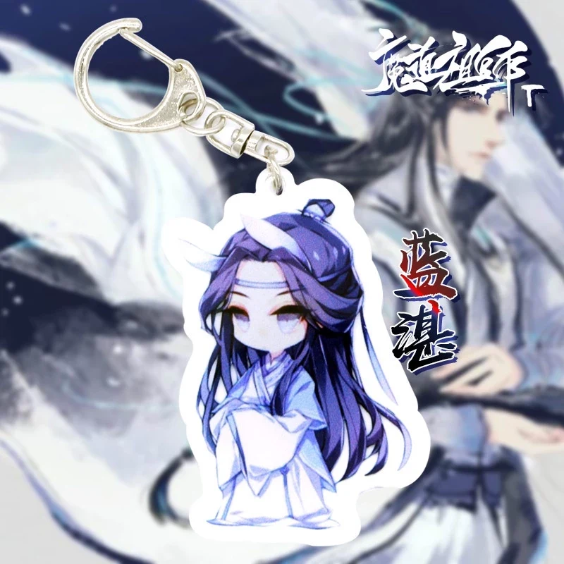Móc Khoá Hoạt Hình Hai Chiều Triển Lãm Ngụy Yinglan Trạm Giang Thành Wangxian Tiangong Acrylic Cute Xinh Xắn, Chất Liệu Mica Trong Suốt In 2 Mặt, Kích Thước 5cm , Trang Trí Treo Cặp, Balo 6