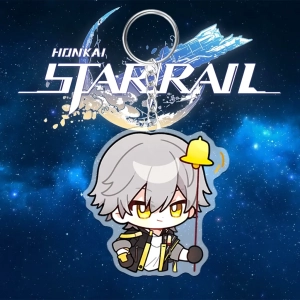 Móc Khóa Honkai Star Rail, Seele, Bronya, JingYuan, Kafka, Blade, Himeko, Bailu Dễ Thương Trang Trí Mica Trong Suốt In 2 Mặt, Kích Thước 5cm , Trang Trí Treo Cặp, Balo 1