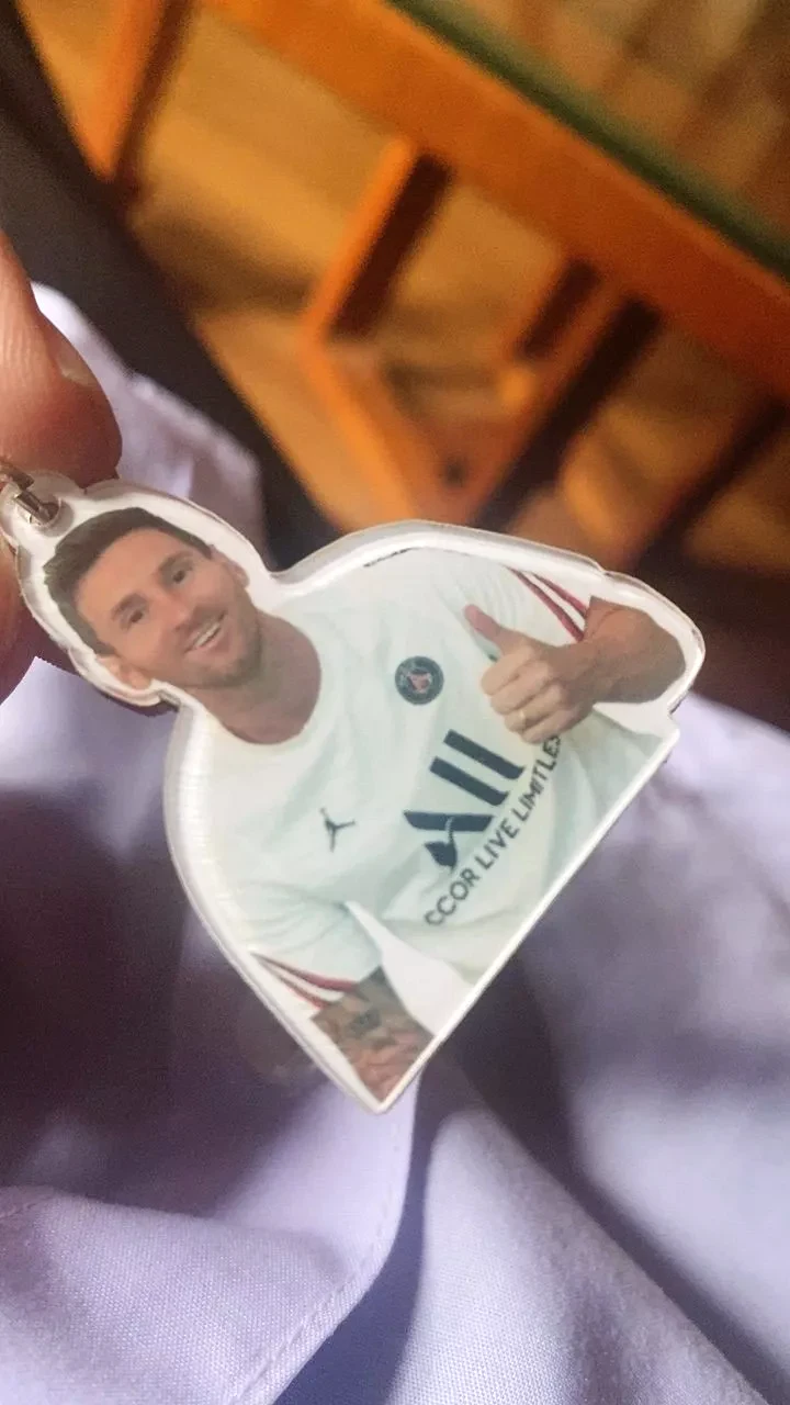 Móc Khóa In Hình Cầu Thủ Messi, In Theo Yêu Cầu Mica Trong Suốt In 2 Mặt , Trang Trí Treo Cặp, Balo 2 Móc Khóa In Hình Cầu Thủ Messi, In Theo Yêu Cầu Mica Trong Suốt In 2 Mặt , Trang Trí Treo Cặp, Balo 1