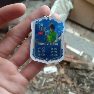Móc Khóa In Hình Cầu Thủ Theo Yêu Cầu - Các Cầu Thủ Huyền Thoại - In Hình Cá Nhân Lên Móc Khóa, Chất Liệu Mica Trong Suốt In 2 Mặt, Kích Thước 5cm , Trang Trí Treo Cặp, Balo