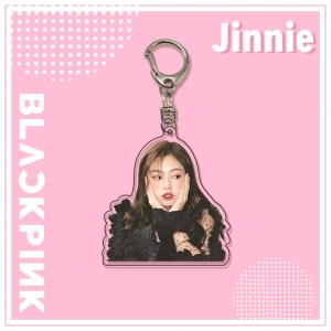 Móc Khóa In Hình Jennie Blackpink Dễ Thương, Mica Trong Suốt In 2 Mặt, Kích Thước 5cm , Trang Trí Treo Cặp, Balo