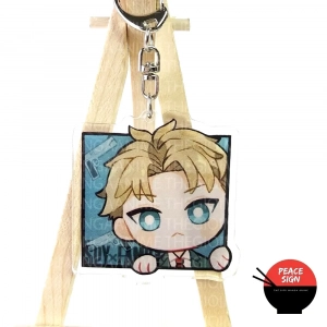 Móc Khóa In Hình Spy X Family Ver Vuông Cute - Gia Đình Điệp Viên Anime Chibi Mica Trong Acrylic 1