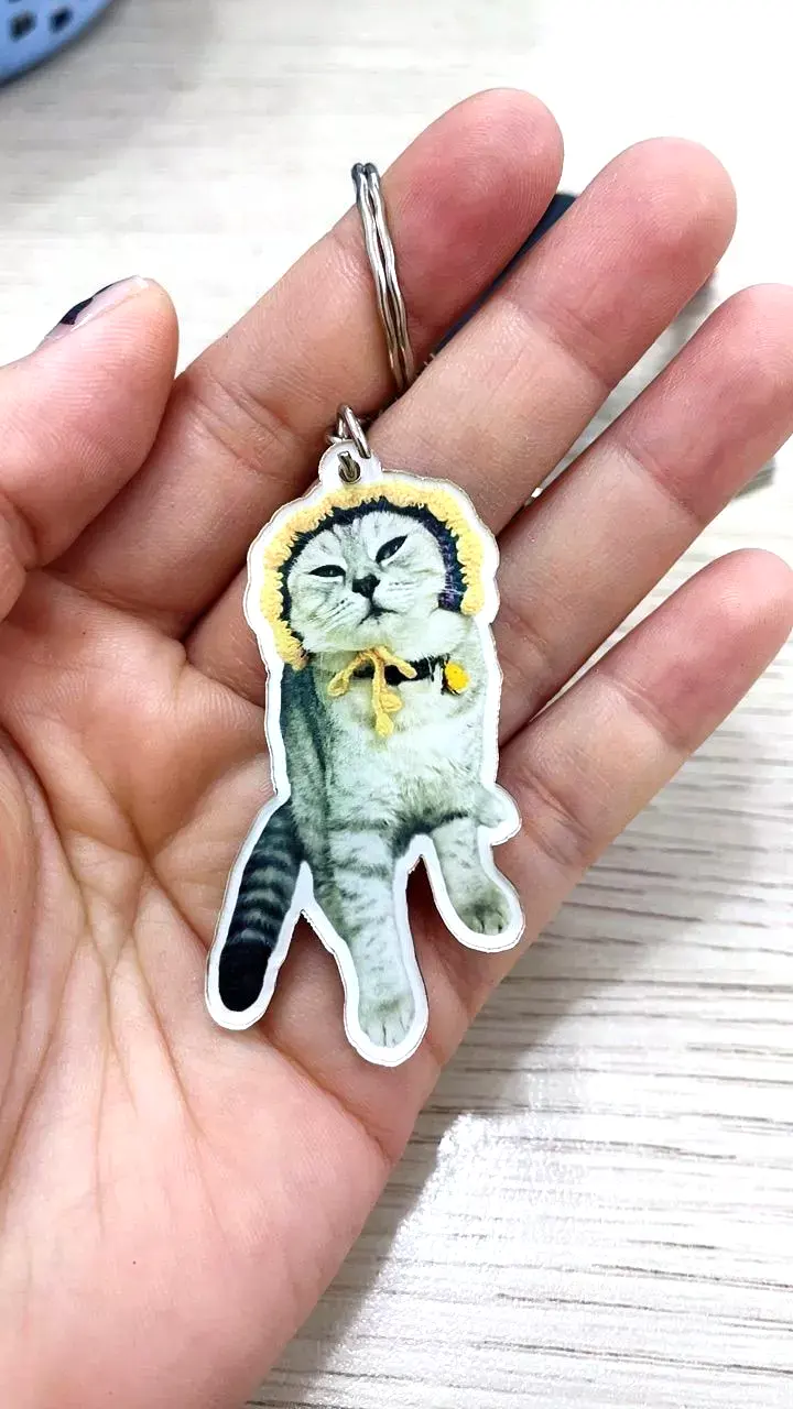 Móc Khóa In Hình Thú Cưng Theo Yêu Cầu Mica Trong Suốt In 2 Mặt , Trang Trí Treo Cặp, Balo 4 Móc Khóa In Hình Thú Cưng Theo Yêu Cầu Mica Trong Suốt In 2 Mặt , Trang Trí Treo Cặp, Balo 3