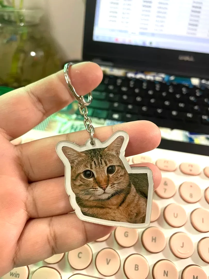 Móc Khóa In Hình Thú Cưng Theo Yêu Cầu Mica Trong Suốt In 2 Mặt , Trang Trí Treo Cặp, Balo 1 Móc Khóa In Hình Thú Cưng Theo Yêu Cầu Mica Trong Suốt In 2 Mặt , Trang Trí Treo Cặp, Balo