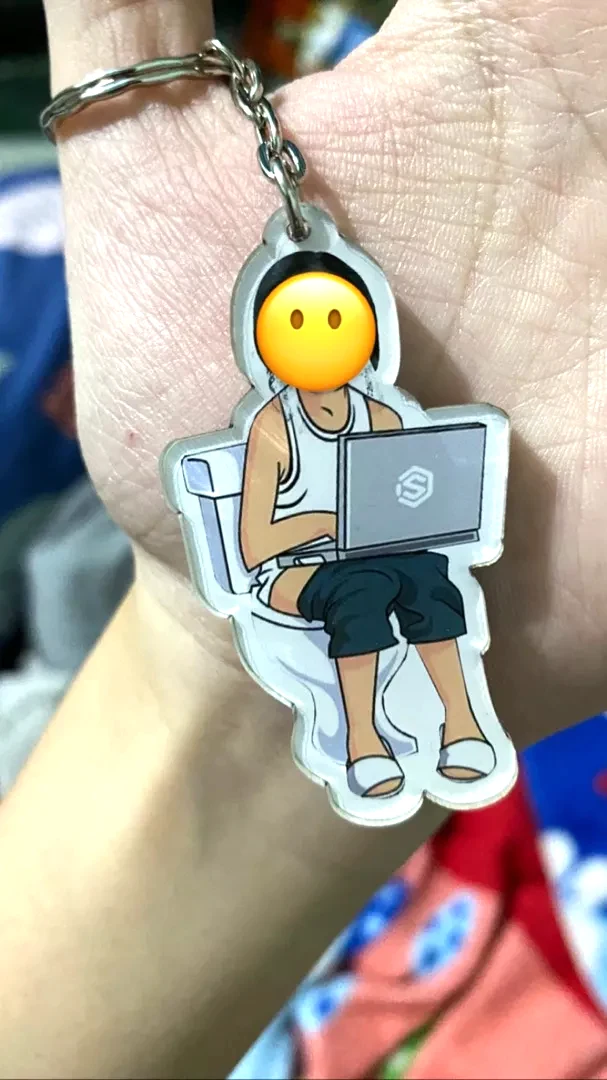 Móc Khóa In Theo Yêu Cầu Chạy Deadline Đi Vệ Sinh Đáng Yêu Dành Cho Bạn Bè Người Yêu, Bạn Bè, Người Thân, Làm Theo Yêu Cầu, Chat Liệu Mica Trong Suốt In 2 Mặt, Kích Thước 5cm , Trang Trí Treo Cặp, Balo 3 Móc Khóa In Theo Yêu Cầu Chạy Deadline Đi Vệ Sinh Đáng Yêu Dành Cho Bạn Bè Người Yêu, Bạn Bè, Người Thân, Làm Theo Yêu Cầu, Chat Liệu Mica Trong Suốt In 2 Mặt, Kích Thước 5cm , Trang Trí Treo Cặp, Balo 2