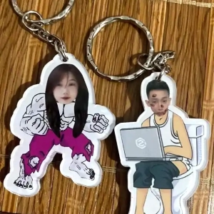 Móc Khóa In Theo Yêu Cầu Chạy Deadline Đi Vệ Sinh Đáng Yêu Dành Cho Bạn Bè Người Yêu, Bạn Bè, Người Thân, Làm Theo Yêu Cầu, Chat Liệu Mica Trong Suốt In 2 Mặt, Kích Thước 5cm , Trang Trí Treo Cặp, Balo
