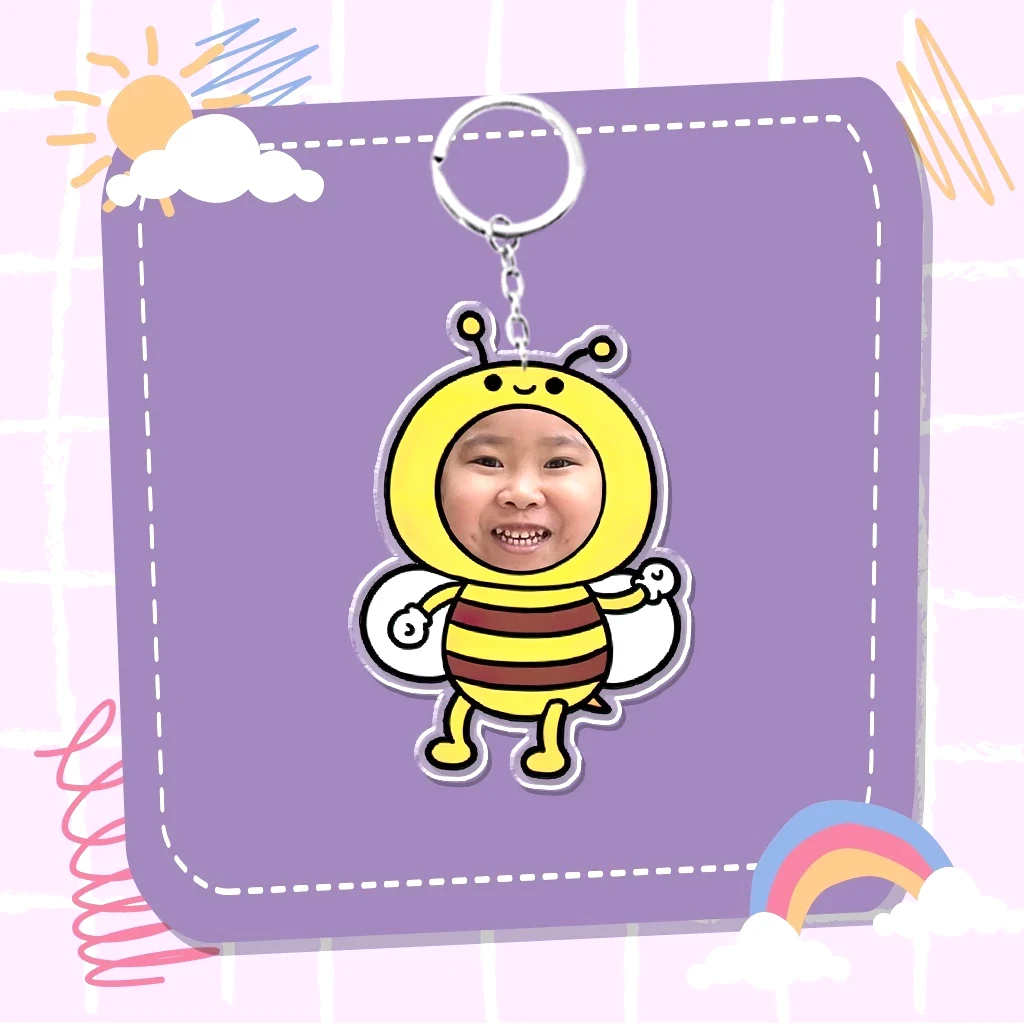 Móc Khóa In Theo Yêu Cầu Ghép Mặt Một Người Chibi Dễ Thương Đáng Yêu Có Hộp Quà Tặng Bạn Bè, Người Thân, Làm Theo Yêu Cầu Mica Trong Suốt In 2 Mặt , Trang Trí Treo Cặp, Balo 4 Móc Khóa In Theo Yêu Cầu Ghép Mặt Một Người Chibi Dễ Thương Đáng Yêu Có Hộp Quà Tặng Bạn Bè, Người Thân, Làm Theo Yêu Cầu Mica Trong Suốt In 2 Mặt , Trang Trí Treo Cặp, Balo 3