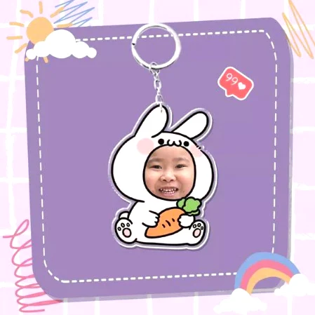 Móc Khóa In Theo Yêu Cầu Ghép Mặt Một Người Chibi Dễ Thương Đáng Yêu Có Hộp Quà Tặng Bạn Bè, Người Thân, Làm Theo Yêu Cầu Mica Trong Suốt In 2 Mặt , Trang Trí Treo Cặp, Balo 9 Móc Khóa In Theo Yêu Cầu Ghép Mặt Một Người Chibi Dễ Thương Đáng Yêu Có Hộp Quà Tặng Bạn Bè, Người Thân, Làm Theo Yêu Cầu Mica Trong Suốt In 2 Mặt , Trang Trí Treo Cặp, Balo 8