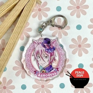 Móc Khóa Iruma Giá Đáo Ver Hoàng Đế Mairimashita! Iruma-kun Anime Chibi Mica Trong Acrylic Xinh Xắn