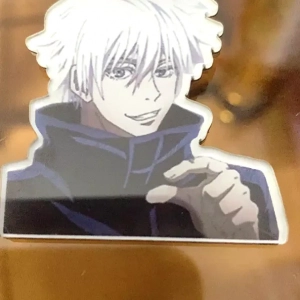 Móc Khoá Jujutsu Kaisen Anime Fushiguro Megumi Gojo Satoru Acrylic Phụ Kiện Trang Trí Chibi Cute Yêu Cầu Mica Trong Suốt In 2 Mặt , Trang Trí Treo Cặp, Balo 1