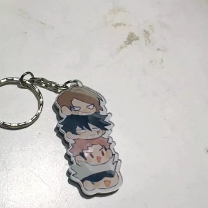 Móc Khoá Jujutsu Kaisen Anime Keychain Women Gojo Satoru Geto Suguru Kawaii Acrylic Phụ Kiện Trang Trí Chibi Cute 1
