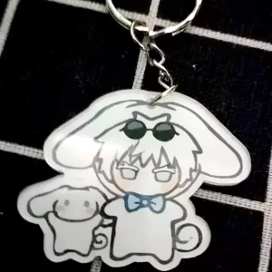 Móc Khóa Jujutsu Kaisen Chibi Anime Chú Thuật Hồi Chiến Gojo Satoru Itadori Yuji Cute Dễ Thương, In Theo Yêu Cầu Mica Trong Suốt In 2 Mặt , Trang Trí Treo Cặp, Balo 1