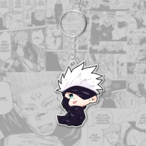 Móc Khoá Jujutsu Kaisen Gojo Yuji Gund Anime Chibi In Hình Nhân Vật Cute Trang Trí Túi Xách Balo L 1