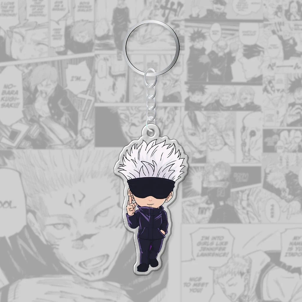 Móc Khoá Jujutsu Kaisen Gojo Yuji Gund Anime Chibi In Hình Nhân Vật Cute Trang Trí Túi Xách Balo L 3 Móc Khoá Jujutsu Kaisen Gojo Yuji Gund Anime Chibi In Hình Nhân Vật Cute Trang Trí Túi Xách Balo L 2