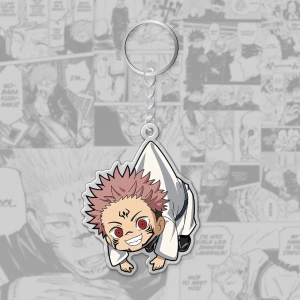 Móc Khoá Jujutsu Kaisen Gojo Yuji Gund Anime Chibi In Hình Nhân Vật Cute Trang Trí Túi Xách Balo L