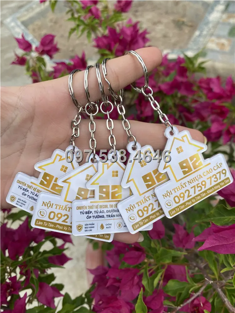 Móc Khóa Khách Sạn Hotel Mote Homestay Theo Yêu Cầu oval elip tròn, hình chữ nhật , Giá Xưởng, Cắt Laser, Mica Trong Suốt Dày 4mm , kích thước 4.5x5.5 cm , Giá Tận Gốc, Free Ship Từ 30 Cái 9 Móc Khóa Khách Sạn Hotel Mote Homestay Theo Yêu Cầu oval elip tròn, hình chữ nhật , Giá Xưởng, Cắt Laser, Mica Trong Suốt Dày 4mm , kích thước 4.5x5.5 cm , Giá Tận Gốc, Free Ship Từ 30 Cái - Ảnh 9