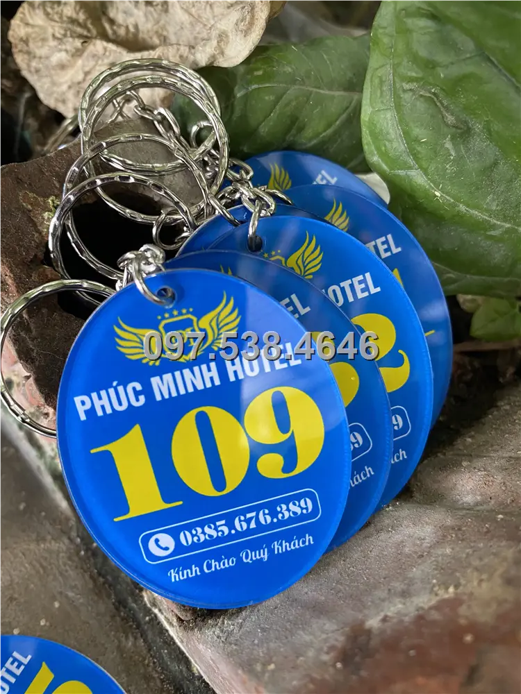 Móc Khóa Khách Sạn, Hotel, Mote, Homestay Theo Yêu Cầu hình oval elip màu xanh dương , Giá Xưởng, Cắt Laser, Mica Trong Suốt Dày 4mm , kích thước 4.5x5.5 cm , Giá Tận Gốc, Free Ship Từ 30 Cái 11 Móc Khóa Khách Sạn, Hotel, Mote, Homestay Theo Yêu Cầu hình oval elip màu xanh dương , Giá Xưởng, Cắt Laser, Mica Trong Suốt Dày 4mm , kích thước 4.5x5.5 cm , Giá Tận Gốc, Free Ship Từ 30 Cái - Ảnh 11