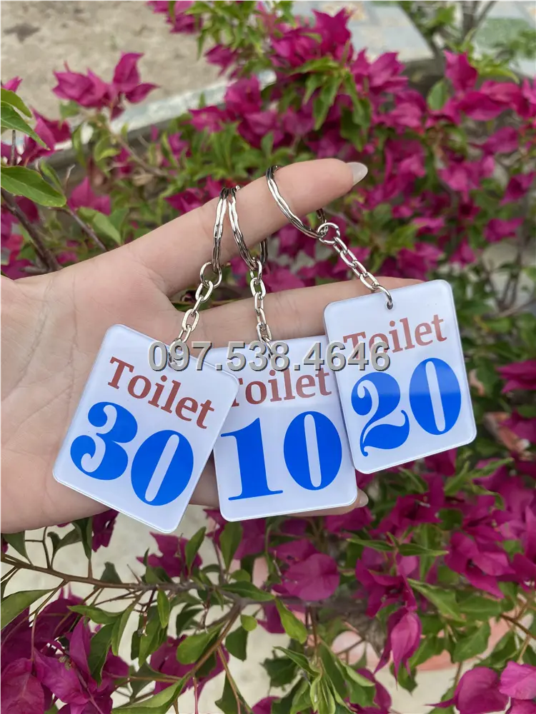 Móc Khóa Khách Sạn, Hotel, Mote, Homestay Theo Yêu Cầu , Giá Xưởng, Cắt Laser, Mica Trong Suốt Dày 4mm , kích thước 4.5x5.5 cm , Giá Tận Gốc, Free Ship Từ 30 Cái 5 Móc Khóa Khách Sạn, Hotel, Mote, Homestay Theo Yêu Cầu , Giá Xưởng, Cắt Laser, Mica Trong Suốt Dày 4mm , kích thước 4.5x5.5 cm , Giá Tận Gốc, Free Ship Từ 30 Cái - Ảnh 5