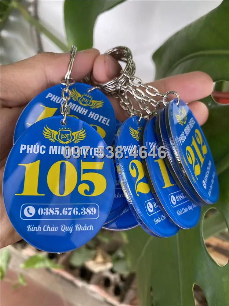 Móc Khóa Khách Sạn, Hotel, Mote, Homestay Theo Yêu Cầu hình oval elip màu xanh dương , Giá Xưởng, Cắt Laser, Mica Trong Suốt Dày 4mm , kích thước 4.5x5.5 cm , Giá Tận Gốc, Free Ship Từ 30 Cái 15 Móc Khóa Khách Sạn, Hotel, Mote, Homestay Theo Yêu Cầu hình oval elip màu xanh dương , Giá Xưởng, Cắt Laser, Mica Trong Suốt Dày 4mm , kích thước 4.5x5.5 cm , Giá Tận Gốc, Free Ship Từ 30 Cái - Ảnh 15