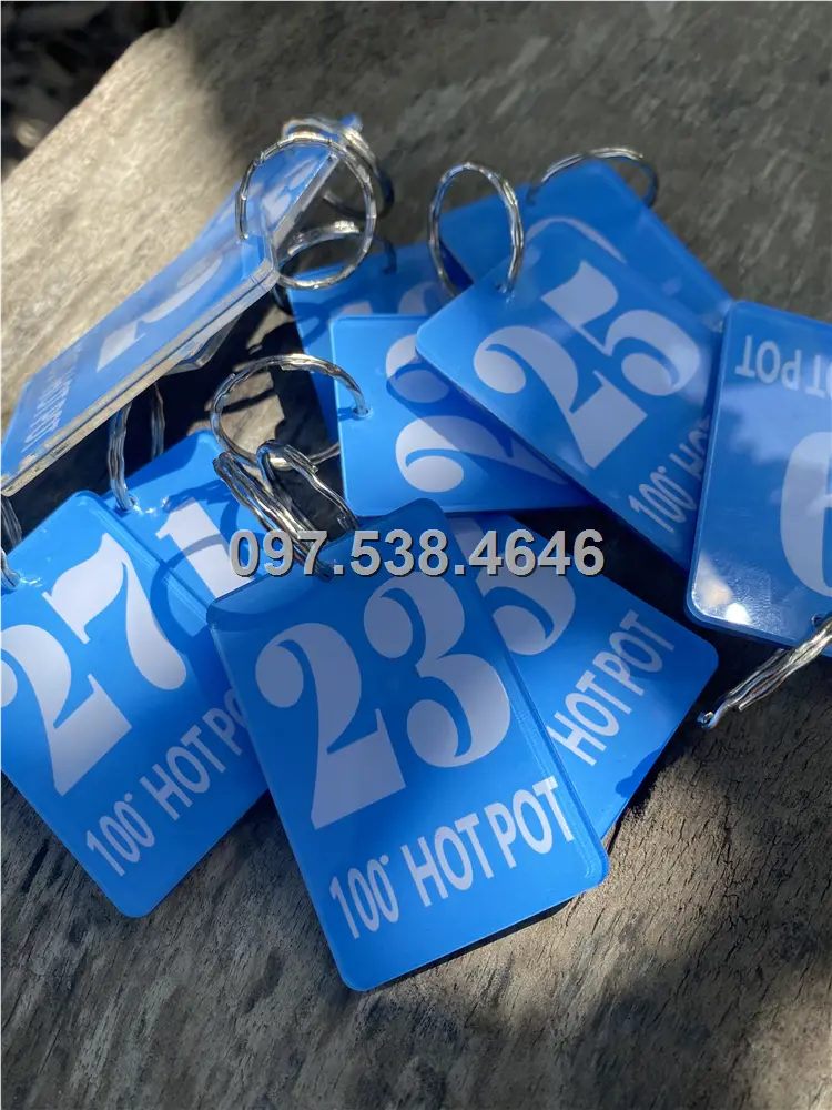 Móc Khóa Khách Sạn, Hotel, Mote, Homestay Mẩu Hình Chữ Nhật, Màu Xanh Lam,Làm Theo Yêu Cầu , Giá Xưởng, Cắt Laser, Mica Trong Suốt Dày 4mm , kích thước 4.5x5.5 cm , Giá Tận Gốc, Free Ship Từ 30 Cái 2 Móc Khóa Khách Sạn, Hotel, Mote, Homestay Mẩu Hình Chữ Nhật, Màu Xanh Lam,Làm Theo Yêu Cầu , Giá Xưởng, Cắt Laser, Mica Trong Suốt Dày 4mm , kích thước 4.5x5.5 cm , Giá Tận Gốc, Free Ship Từ 30 Cái - Ảnh 2