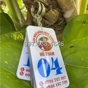 Móc Khóa Khách Sạn Hotel Mote Homestay Theo Yêu Cầu oval elip tròn, hình chữ nhật , Giá Xưởng, Cắt Laser, Mica Trong Suốt Dày 4mm , kích thước 4.5x5.5 cm , Giá Tận Gốc, Free Ship Từ 30 Cái