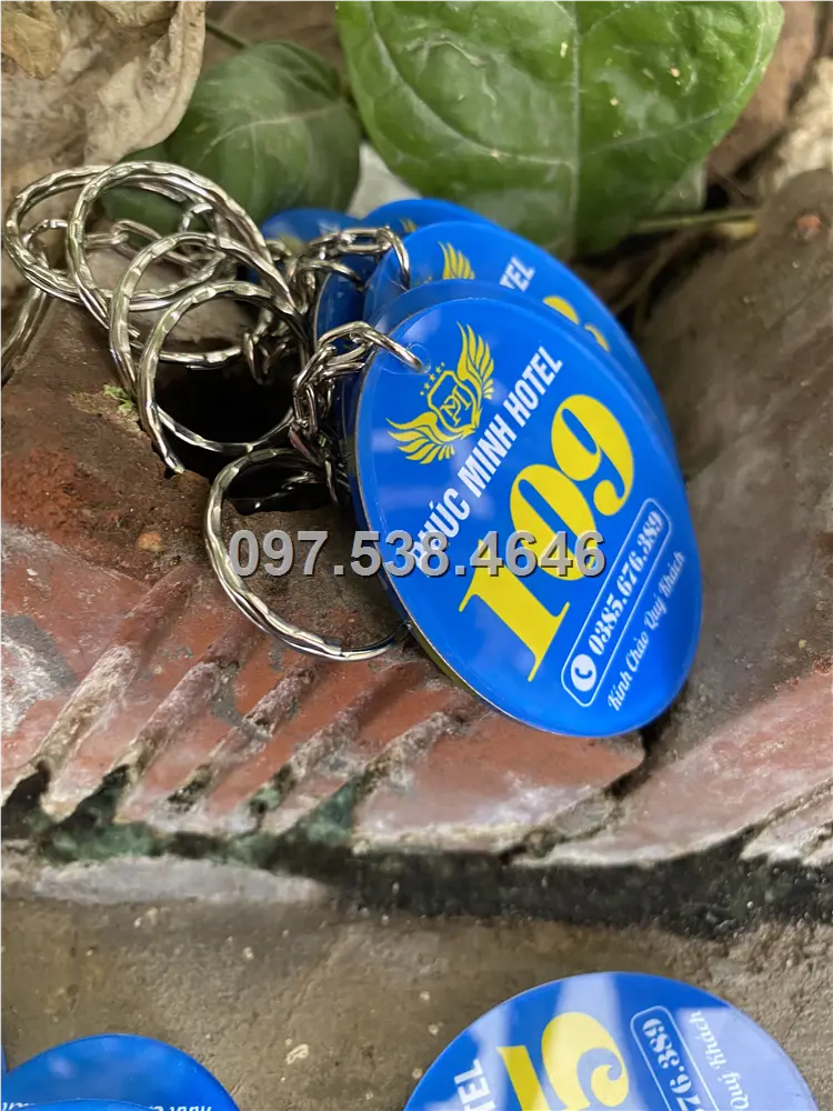 Móc Khóa Khách Sạn, Hotel, Mote, Homestay Theo Yêu Cầu hình oval elip màu xanh dương , Giá Xưởng, Cắt Laser, Mica Trong Suốt Dày 4mm , kích thước 4.5x5.5 cm , Giá Tận Gốc, Free Ship Từ 30 Cái 12 Móc Khóa Khách Sạn, Hotel, Mote, Homestay Theo Yêu Cầu hình oval elip màu xanh dương , Giá Xưởng, Cắt Laser, Mica Trong Suốt Dày 4mm , kích thước 4.5x5.5 cm , Giá Tận Gốc, Free Ship Từ 30 Cái - Ảnh 12